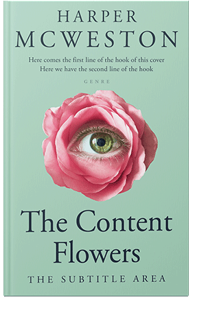 Pre Made Book Cover Surf