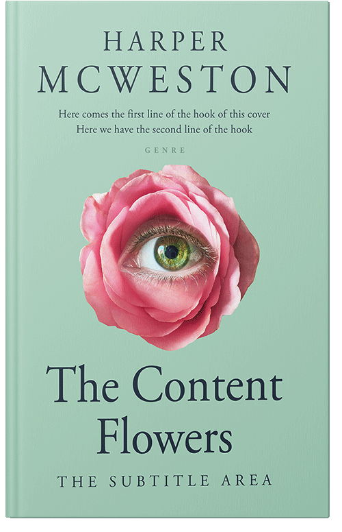 Front view of Surf #23838 - Premade Romance Book Cover