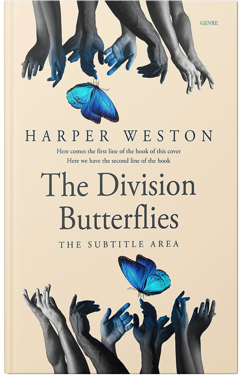 Front view of Premade Surreal Book Cover - Pickled Bluewood