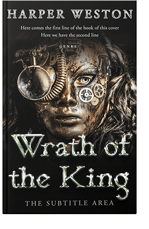 Pre Made Book Cover Bison Hide