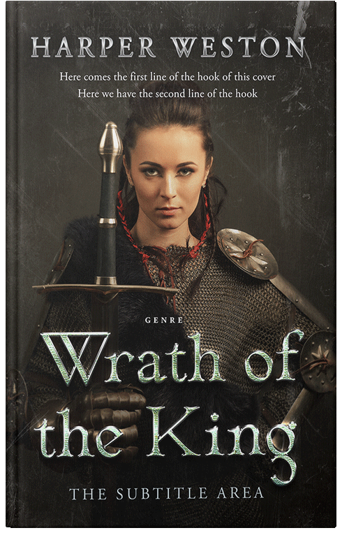 Front view of Premade Historical Book Cover - Zeus