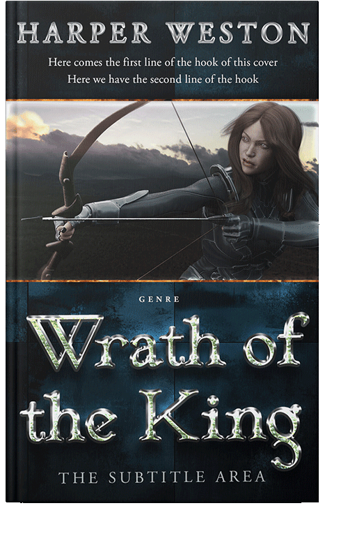 Front view of Bunker #23854 - Premade Fantasy Book Cover