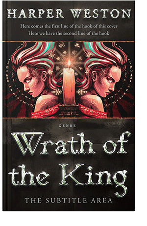 Pre Made Book Cover My Pink