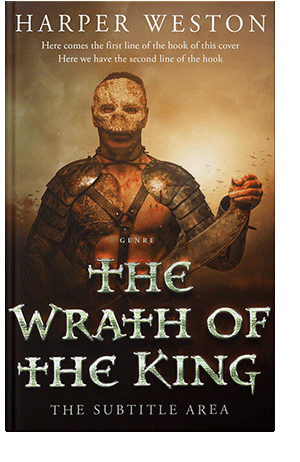 Pre Made Book Cover Graphite