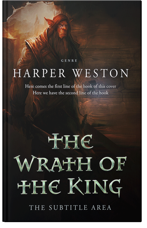 Front view of Premade Science Fiction Book Cover - Night Rider