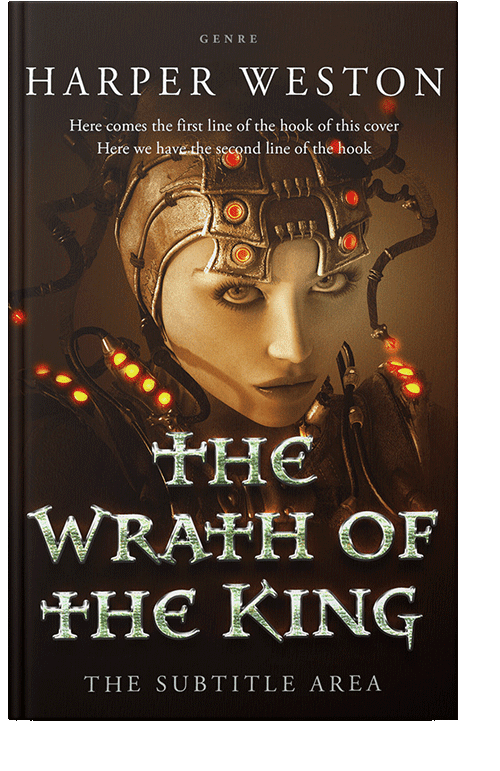 Front view of Creole #23861 - Premade Science Fiction Book Cover