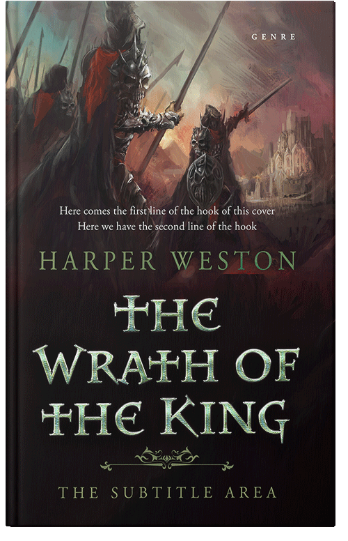 Front view of Premade Fantasy Book Cover - Gondola