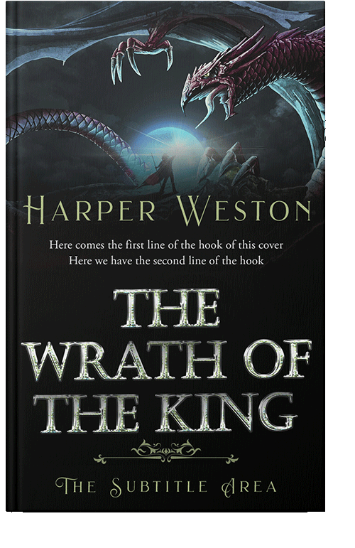 Front view of Woodsmoke #23872 - Premade Fantasy Book Cover