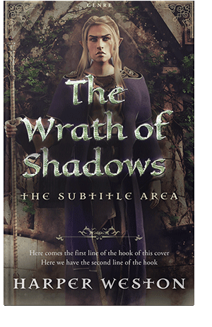 Pre Made Book Cover Thunder