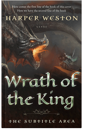 Pre Made Book Cover Cocoa Brown