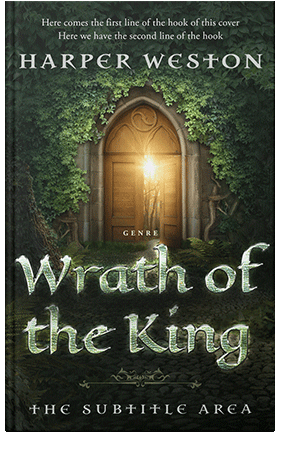 Pre Made Book Cover Hunter Green