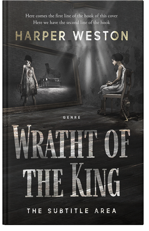 Front view of Tuatara #23884 - Premade Fantasy Book Cover