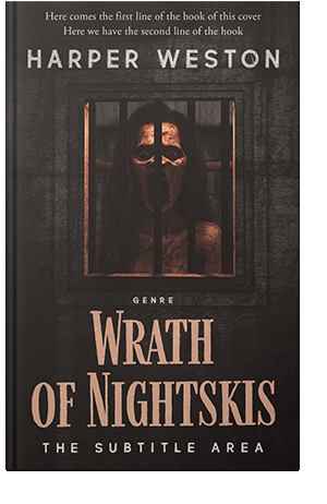 Pre Made Book Cover Cocoa Brown