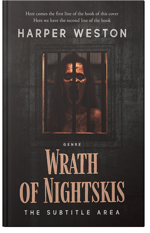 Front view of Premade Mystery & Thriller & Suspense Book Cover - Cocoa Brown