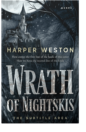 Pre Made Book Cover Mirage