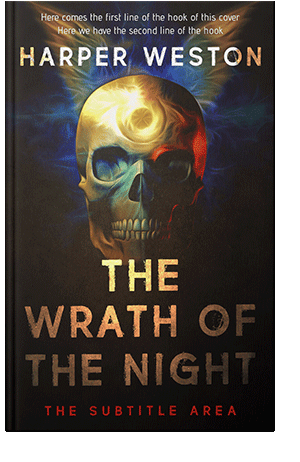 Pre Made Book Cover Cocoa Brown