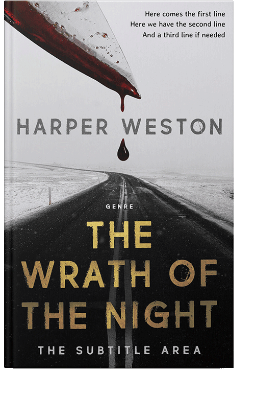 Front view of French Gray #23897 - Premade Mystery & Thriller & Suspense Book Cover