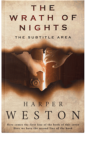 Pre Made Book Cover Raffia