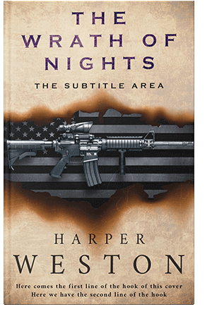 Pre Made Book Cover Thunder