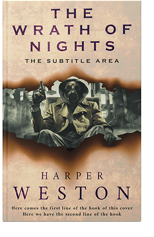 Pre Made Book Cover Double Spanish White