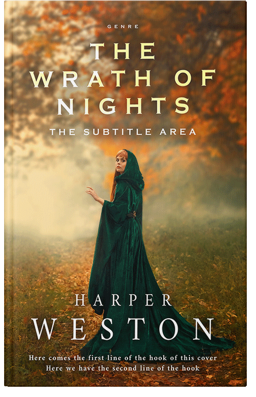 Front view of Kumera #23923 - Premade Fantasy Book Cover