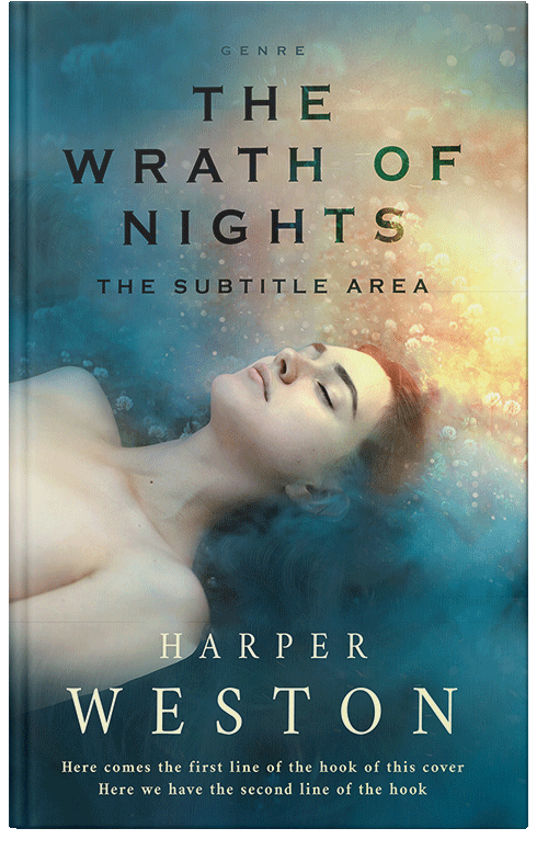 Front view of Cello #23928 - Premade Fantasy Book Cover