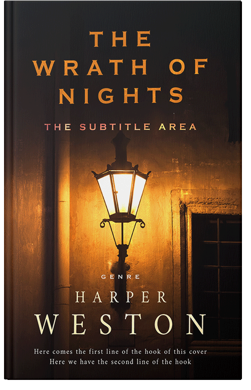 Front view of Premade Literary Fiction Book Cover - Brandy Punch