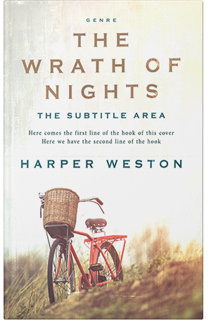 Pre Made Book Cover Ecru White