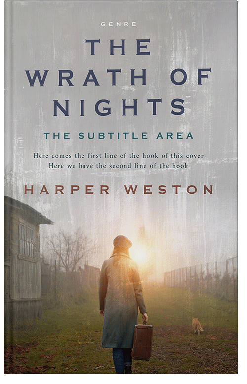 Front view of Premade Literary Fiction Book Cover - Cotton Seed