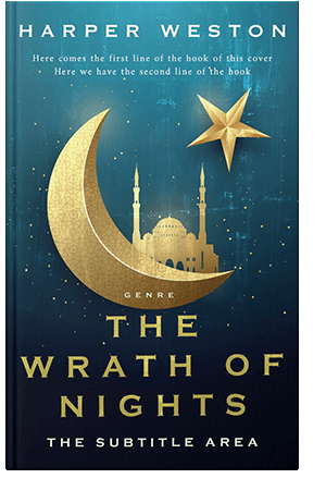 Pre Made Book Cover Elephant