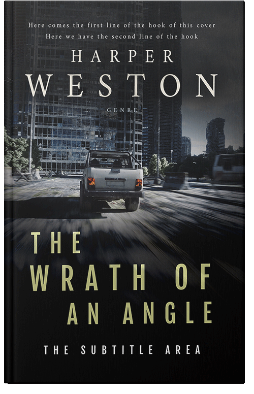 Front view of Premade Apocalyptica Book Cover - Woodsmoke