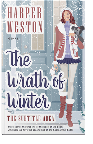 Pre Made Book Cover French Gray