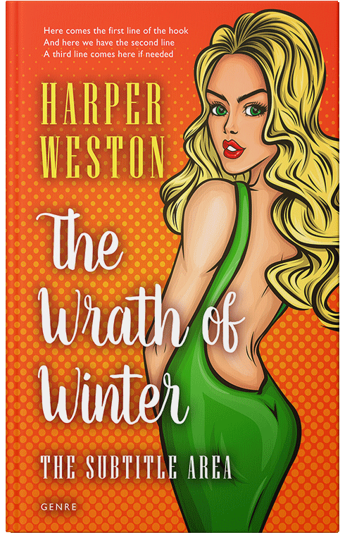 Front view of Green Leaf #23958 - Premade Erotica Book Cover