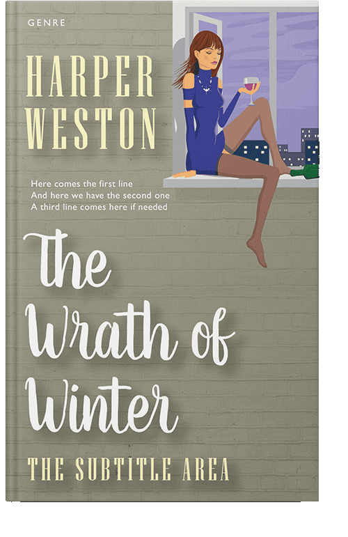 Front view of Gray Olive #23959 - Premade Literary Fiction Book Cover | BookCoverZone