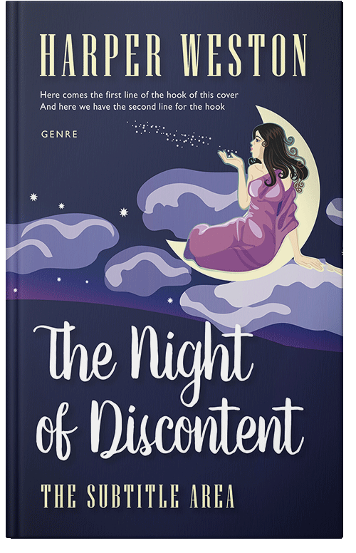 Front view of Port Gore #23960 - Premade Poetry Book Cover