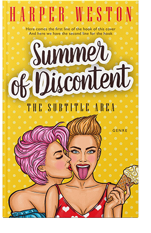 Pre Made Book Cover Ripe Lemon