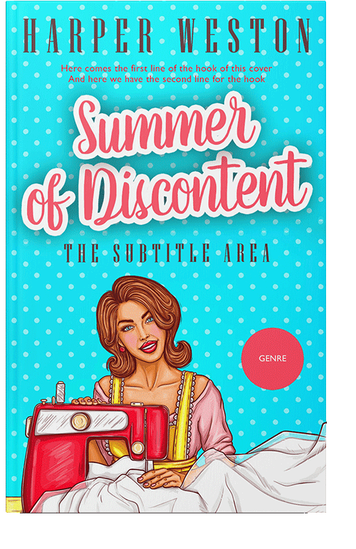 Front view of Rose Fog #23963 - Premade Chick Lit Book Cover