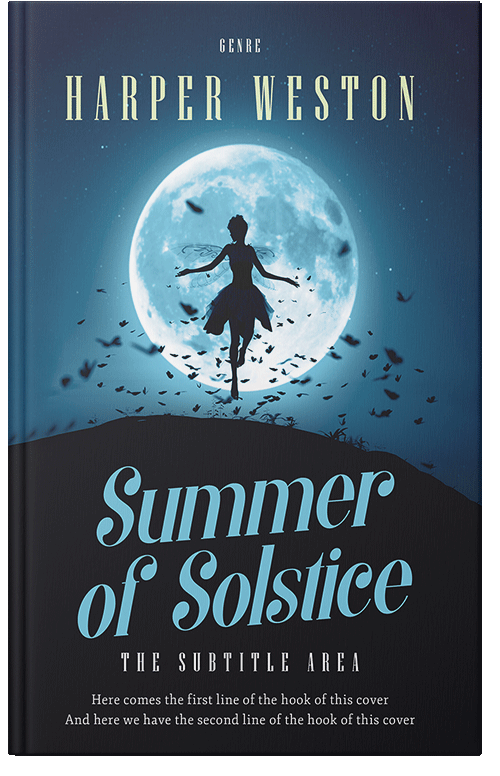 Front view of Premade Fantasy Book Cover - Mirage