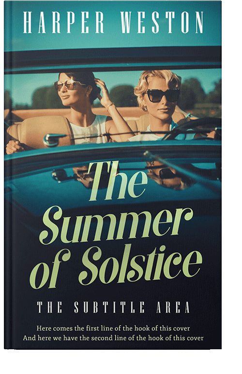 Front view of Yuma #23984 - Premade Literary Fiction Book Cover