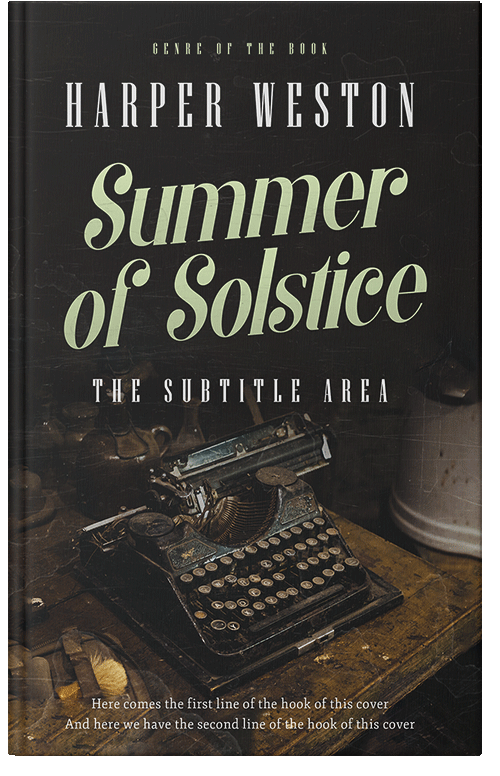 Front view of Zeus #23986 - Premade Historical Book Cover