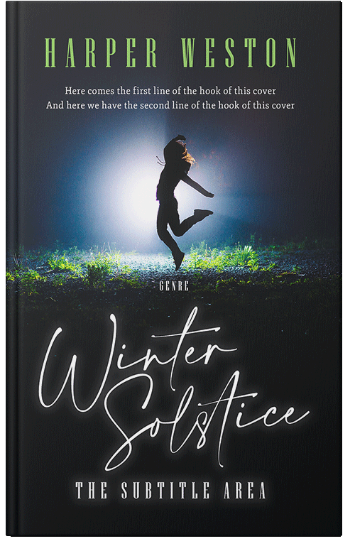 Front view of Shark #23998 - Premade Teen & Young Adult Book Cover