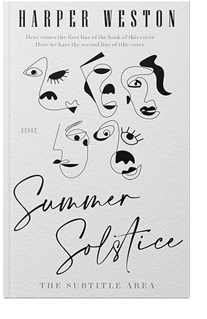 Pre Made Book Cover Athens Gray