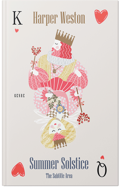 Front view of Dawn Pink #24007 - Premade Romance Book Cover