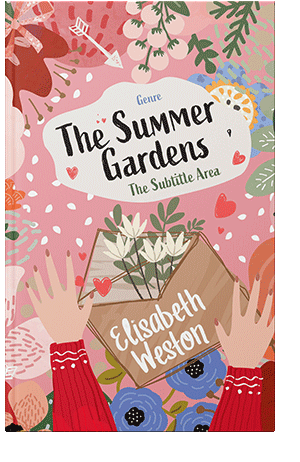 Pre Made Book Cover Cavern Pink