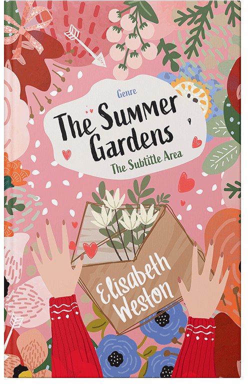 Front view of Cavern Pink #24008 - Premade Romance Book Cover