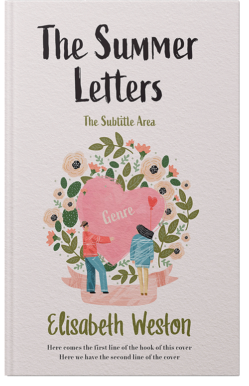 Front view of Ebb #24009 - Premade Romance Book Cover