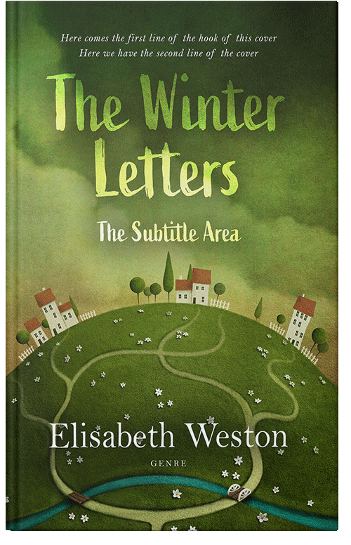 Front view of Fern Frond #24014 - Premade Fantasy Book Cover