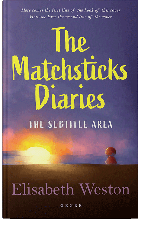 Front view of East Bay #24018 - Premade Abstract Book Cover