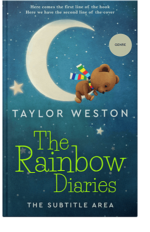 Pre Made Book Cover Blumine