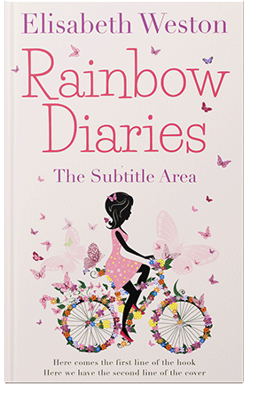 Pre Made Book Cover White Linen